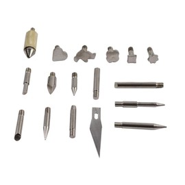 Wood Burning and Soldering Tips Stencil Set 28pc