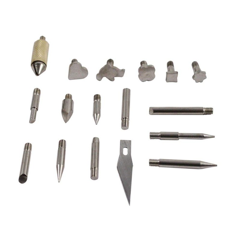 Wood Burning and Soldering Tips Stencil Set 28pc