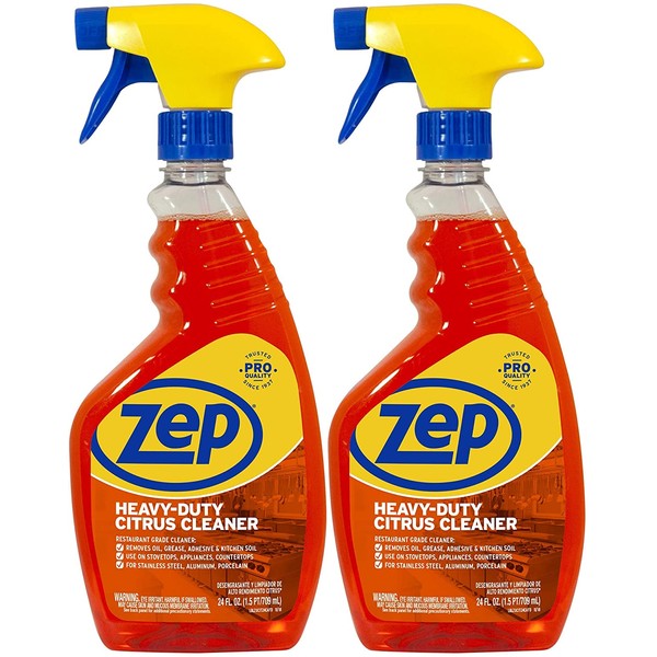Zep Heavy-Duty Citrus Cleaner 24oz. ZUCITCA24 (Pack of 2) Restaurant Grade