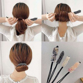 셀리스트샵E Cubic Hair Tie for Updo and Bun - Navy Mix