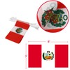 Peru String Flag Pennant Banner - 38 Flags, 42 Feet