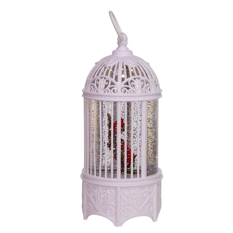 Kurt S. Adler 10.25-Inch Battery-Operated LED Swirl Cardinals in Water