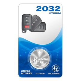 OEM Remote Key FOB 2032 Battery Repair Kit (fits 2012-2021) for Toyota 4Runner Avalon Camry Corolla Highlander Prius C Rav4 Sequoia Tacoma Tundra Smart Case Shell Accessories Cover DIY KIT