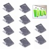 LHKJ Pack of 10 Magnetic Clips, Metal Fridge Magnetic Clips