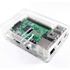Raspberry Pi Model B+ / Pi 2 / Pi 3 Clear Case