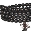 anzhongli mala beads bracelet 108 8mm Beaded Necklace sandalwood elastic
