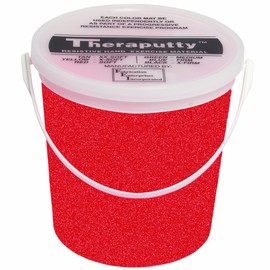 Cando Glitter Theraputty Soft Red 5lb