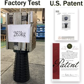 Fishboy Upgraded Collapsible Stool, 400lbs Max Weight, Lightweight But Sturdy, Portable Retractable Folding Telescoping Foldable Camping Stool for Adults Outdoor Fishing Hiking Gardening Travel BBQ