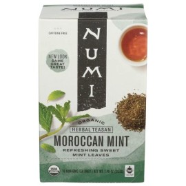 Numi Moroccan Mint Tea 18 Bg (Pack of 6)