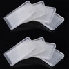 ZZRANYE 8 Pcs Rubbery Clear Table Shims, Level Wedge for