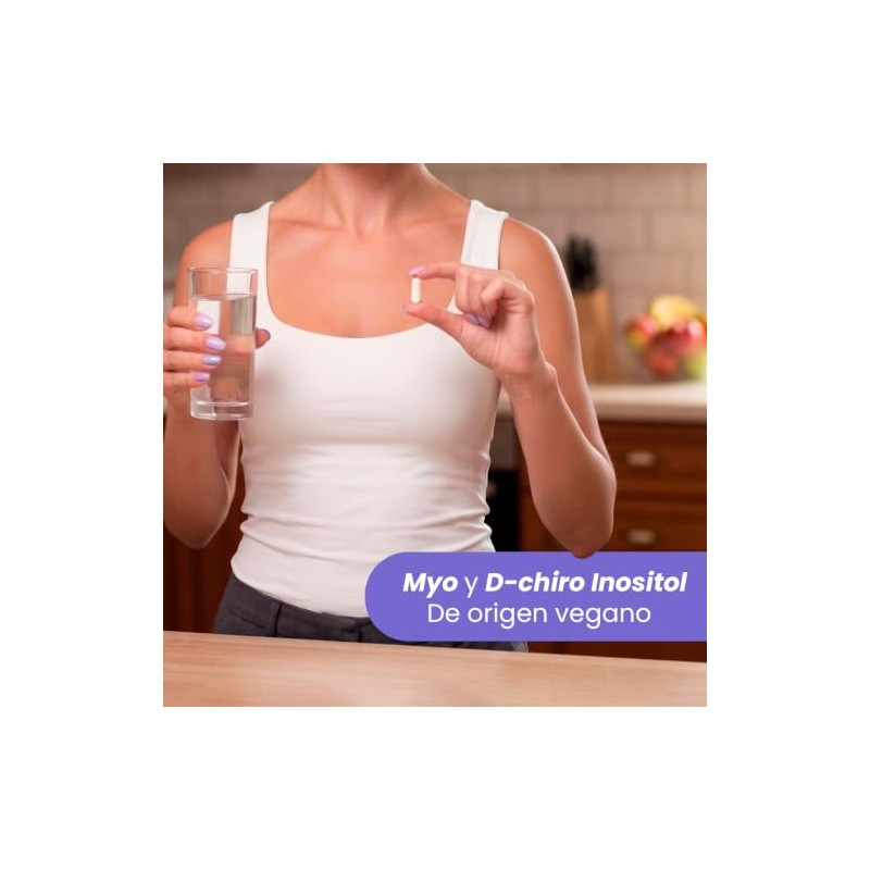 Nuboost Inositol 240 Cápsulas Myo Chiro Mezcla Hecho Usa