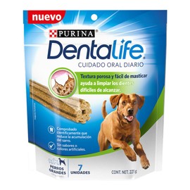 Purina Dentalife Snack Cuidado Oral Para Perros Adultos Raza Grande 221g                                                                              