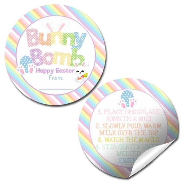 Bunny Bomb Cute Decorated Egg Themed Happy Easter Hot Cocoa