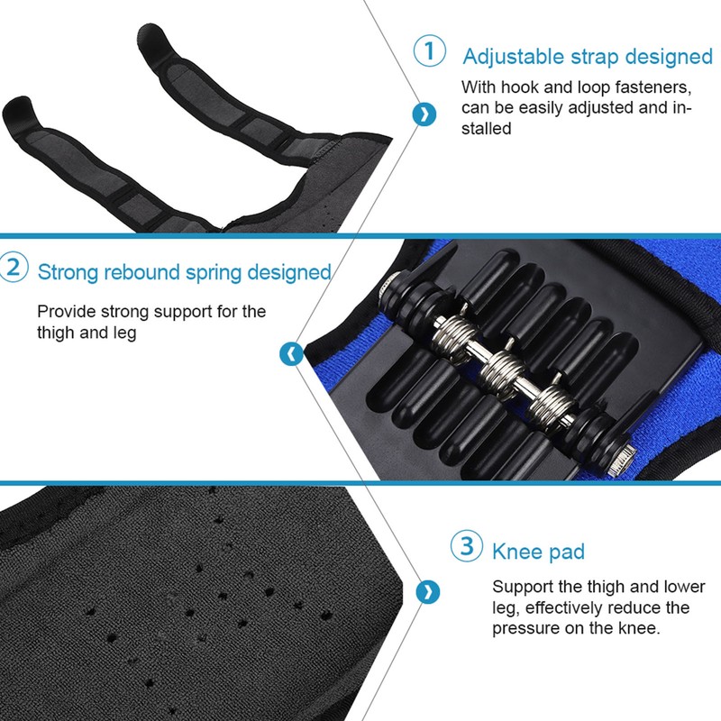 Knee Protection Booster Joint Support Pads Recovery Brace Spring Force