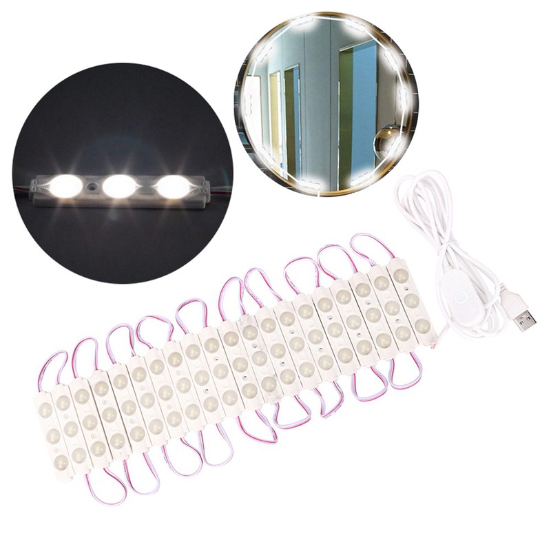60 Vanity LED Makeup Mirror Lights Dimmable Bulb Light String