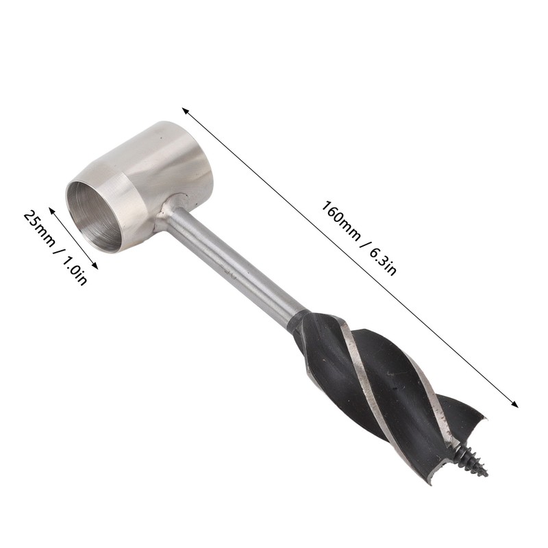 Manual Wood Auger Wrench Hand Survival Auger Wrench Multifunctional Woodworking