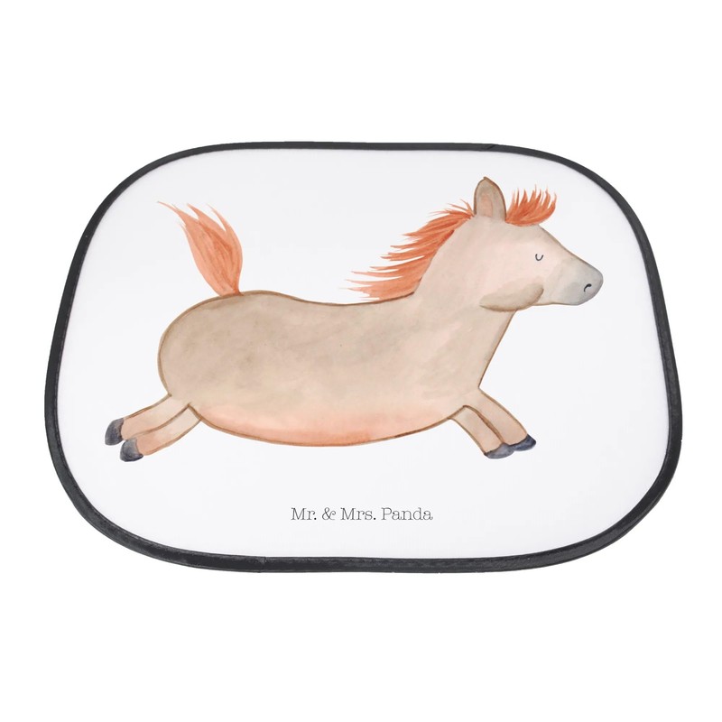 Mr. & Mrs. Panda Car Sun Shade Horse Jumping -