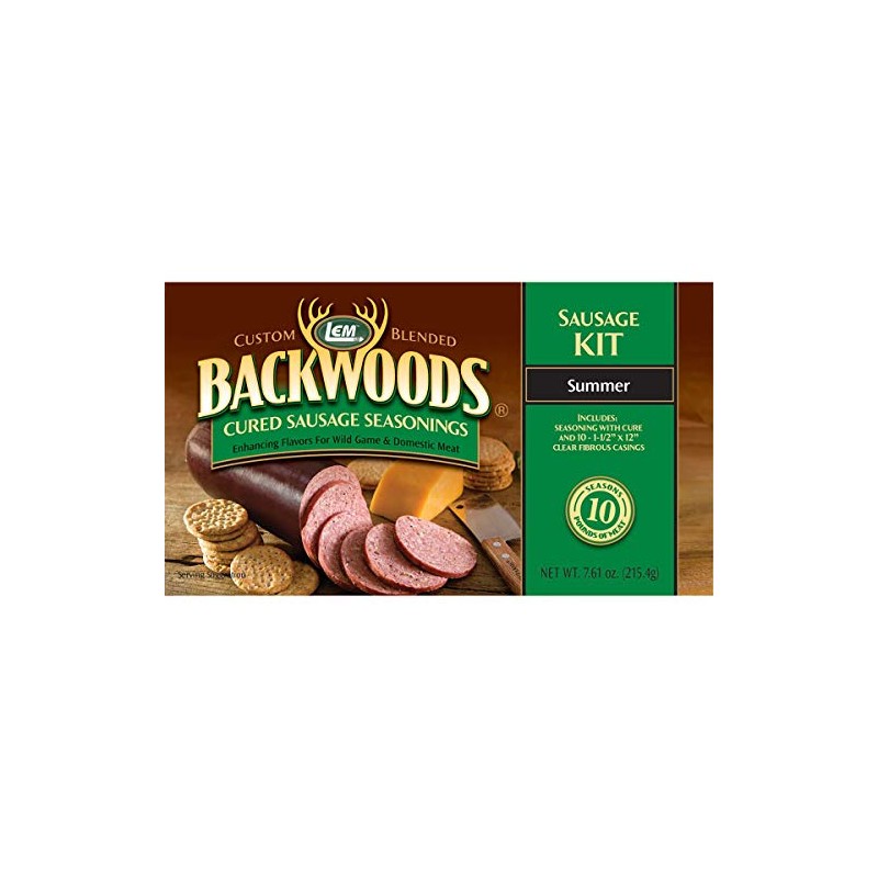 LEM Backwoods Summer Sausage Cured Sausage Kit, 10 Lbs.