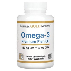 CGN 오메가3 프리미엄 피쉬 오일 1,100mg 100소프트젤 CGN Omega-3 Premium Fish Oil 1,100mg 100 Softgels