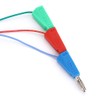 Sumnacon 10 Pcs Stackable Banana Plug to Male Jumper Wire