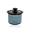0.65-qt mini Round Slow Cooker, Fondue Melting Pot Warmer with
