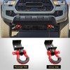 Nilight (2 Pack) Demon Front Tow Hook Mounting Bracket with