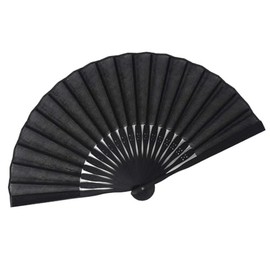 [Stylish kimono Iroha] Black Color Fan, Mourning Fan, Formal, Shojuan Funeral Fan, Black