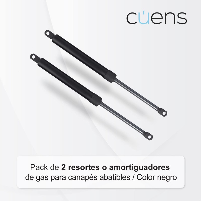 Set of 2 Gas Springs or Shock Absorbers for Bed