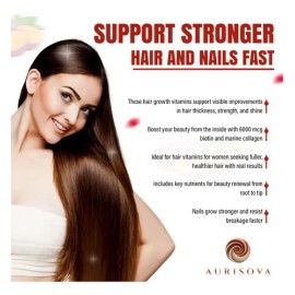 Aurisova Gomitas Cabello Piel Uñas Biotina 6000 Mcg                                                                                                   