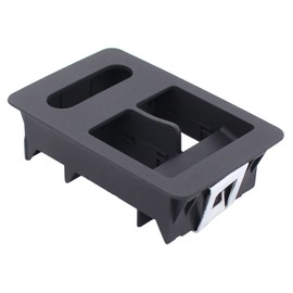 Doo Engy Window Switch Bezel Frame Trim Window Regulator Switch Cover Black Interior Front Left for Polo 6N 1999-2001 Lupo 1998-2005