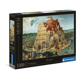 Clementoni 31691 La Torre de Brueguel 1500pcs Bruegel Museum Collection Babel Tower 1500 Pieces, Made in Italy, Jigsaw Puzzle for Adults, Multicolor, Medium