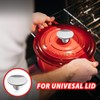 Uenhoy 4 Pcs Dutch Oven Knob Stainless Steel Pan Pot