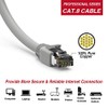 Fuji Labs Cat.8 S/FTP Ethernet Network Cable 2GHz 40G (Grey)