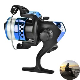 SSyang Rear Drag Fishing Reel Fixed Spool Spinning, Spin&Surf Front Drag Fixed Spool Fishing Reel, Anti-Corrosion Sea Fishing Reel, Suitable for Professional Fishing or Outdoor Recreation (Blue)