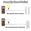 6 Sets Magnetic Reed Switch MC-32 NC Surface Mount Wired