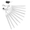 4W Meteor Shower Lights 7V 6.6ft IP65 Waterproof Plastic Christmas