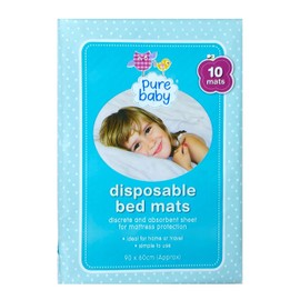 Disposable Bed Mats - Toddlers bed protector 1 x 10
