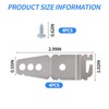 4 Pack Dishwasher Mounting Bracket,Metal Replacement for WP8269145, WP8269145VP, AP3039168,