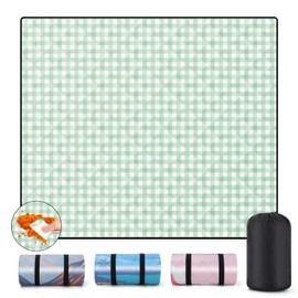 memKiya Picnic Blankets 60x80 Extra Large Windproof Concert Park Lawn Ground Mats Outside XXL Weatherproof Backpacking Quilt for Sleeping Patio Glamping Kitchen Stuff Cars Roadtrip Motorhome Gadgets