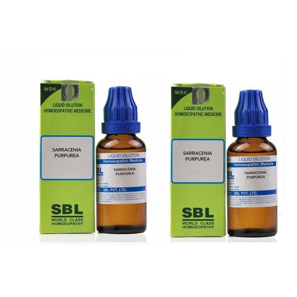 Ayurbella Pack Of 2 X Sbl Homeopathy Sarracenia Purpurea (30 Ml) (1000 Ch)