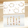 Glass Beads for Jewelry Making -800PCS Brown Crystal Beads for
