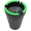 Eclipse Sturdy Glow In The Dark Rim Black Cup Holder