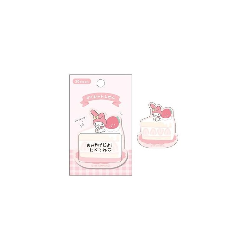 My Melody [Sticky Notes] Die Cut Fusen Sanrio Kamio Japan
