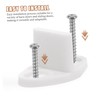 Ciieeo 2pcs Barn Door Guide Stopper Floor Track Stop Supply