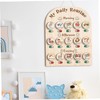 Tabla de Rutina Diaria para Niños – Madera con Caja