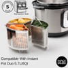 Family Saucepan Triple Divider Separator Set - Saves Cooking Space