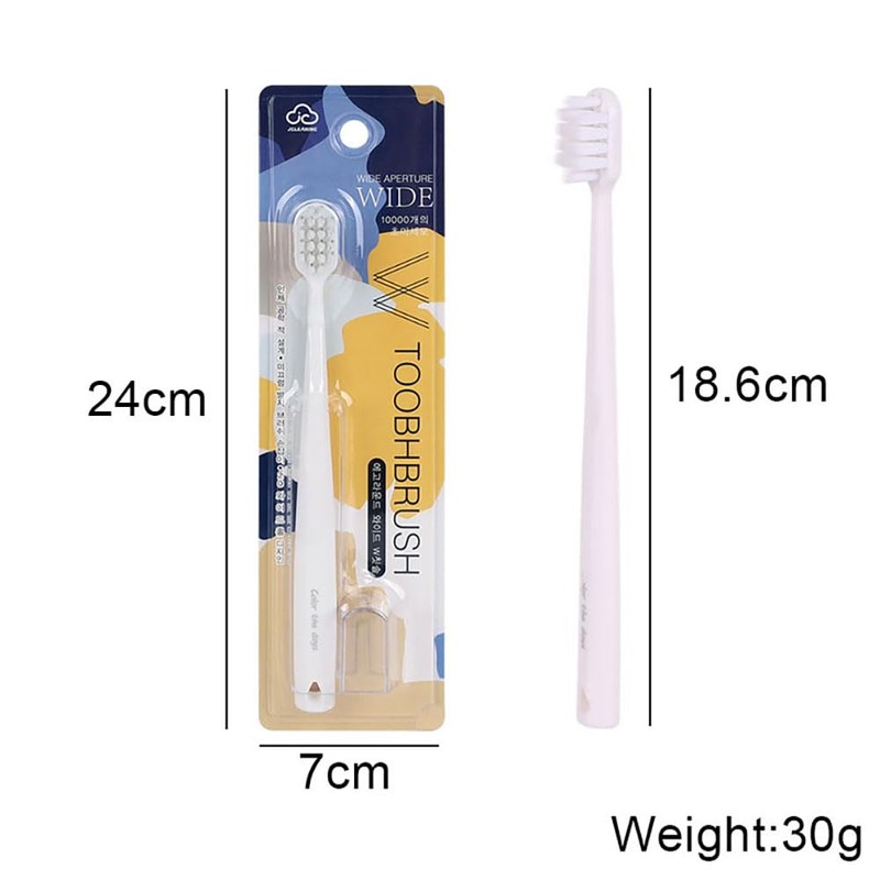 FWCXKK 4PCS Ultra Soft Silk Toothbrush for Adults Extra Soft