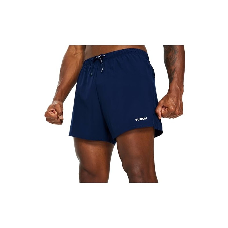 TLRUN Men's Ultra Lightweight 3" Running Shorts Lined Marathon Trail