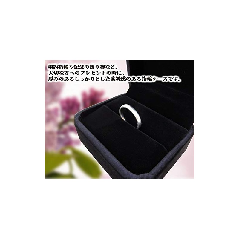 Rita Pro Shop® Ring Case Black Ring Case Jewelry Box