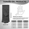 2 Pares Guantes para Artritis,Guantes de compresión de medio dedo,Alivia